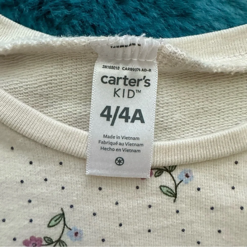Carter’s Toddler Girl Peplum Floral Top Size 4T